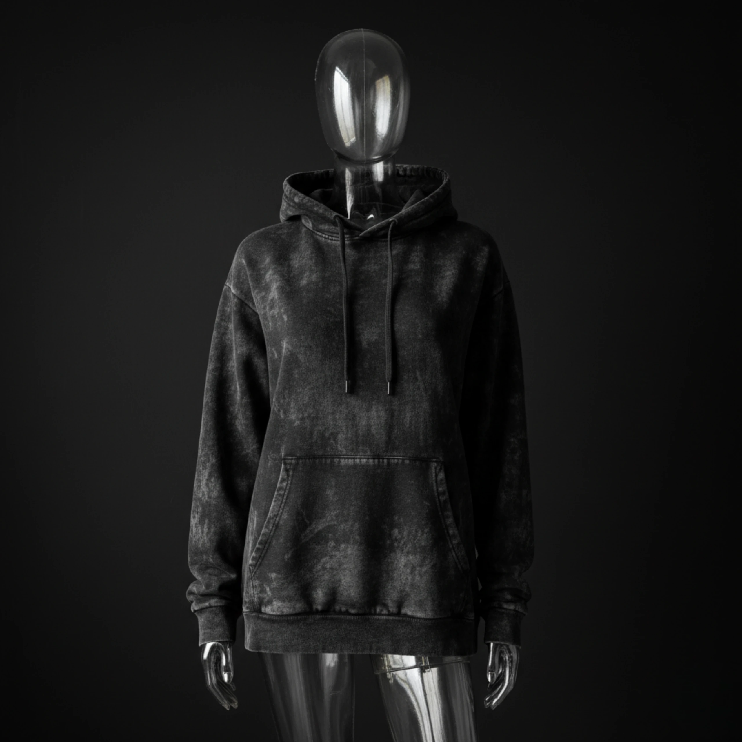 The Acid Wash Hoodie – Unisex (300 GSM) - Image 2